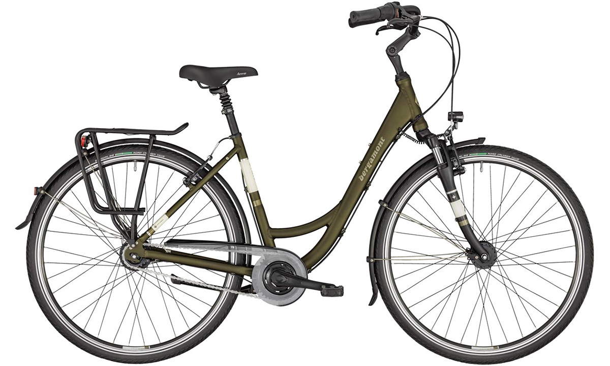 Фотографія Велосипед 28" BERGAMONT BELAMI N8 (2020) 2020 Сіро-зелений 